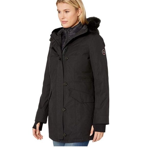 UGG Adirondack Parka Black Parka NWT Size XS